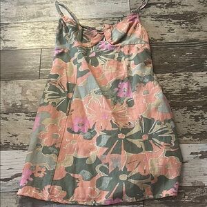 Floral Spaghetti Strap Dress/ never worn
